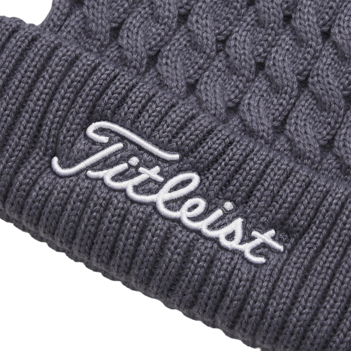 Titleist Ladies 2026 Cable Knit Pom Pom Beanie