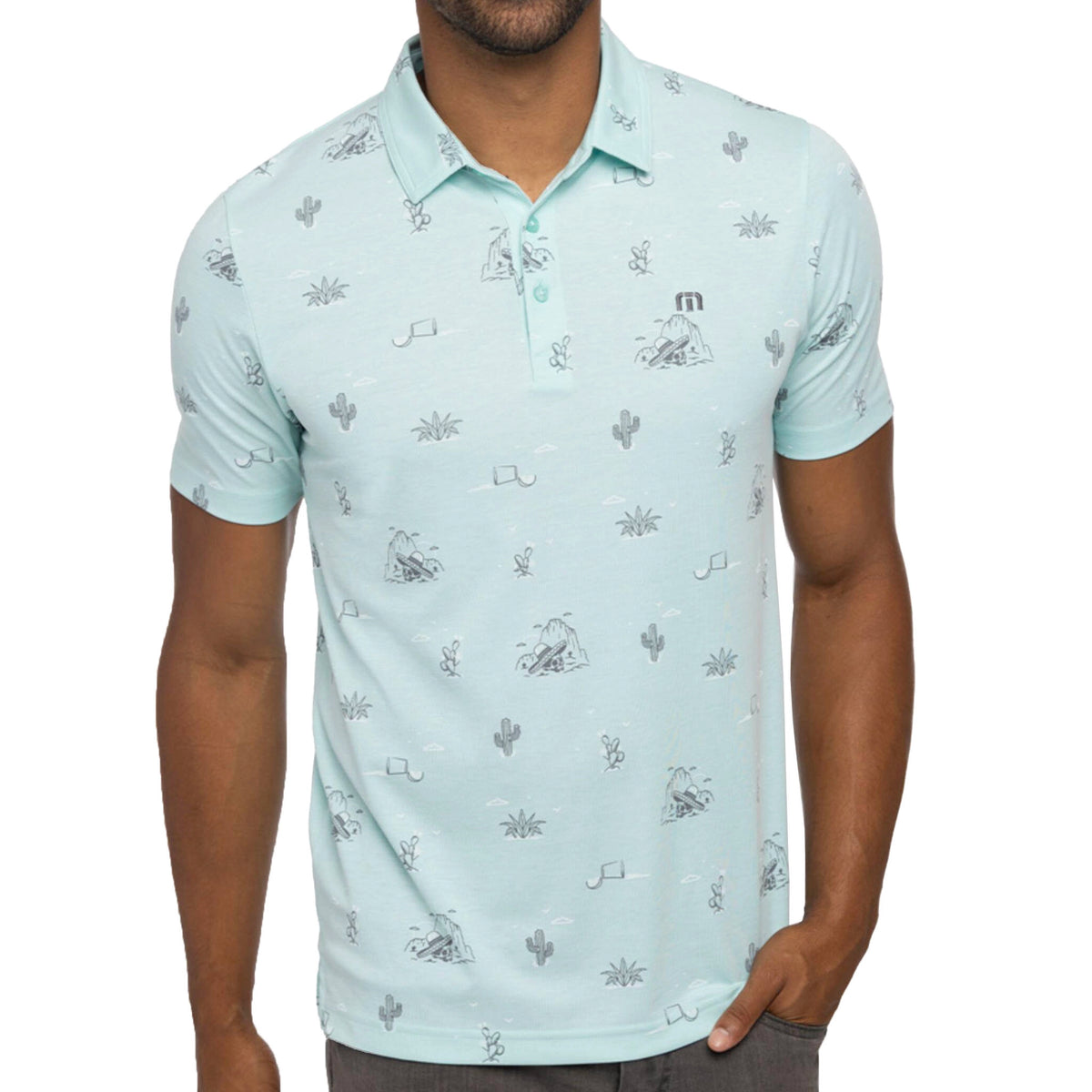 Travis mathew 2025 palm tree polo
