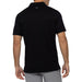 Travis Mathew High Surf Polo Shirt back view in black
