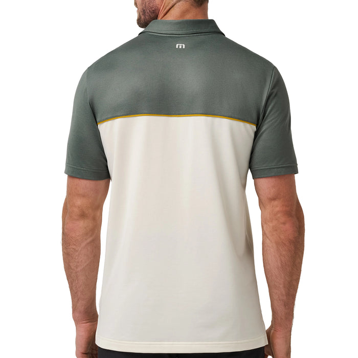 TravisMathew 2026 Featherweight CB Polo Shirt - Balsam Green