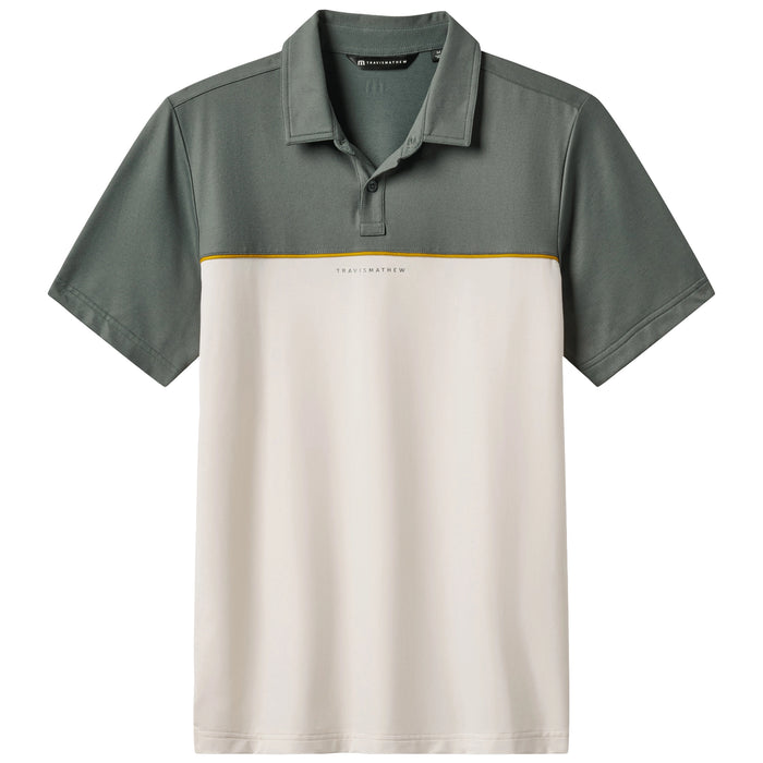 TravisMathew 2026 Featherweight CB Polo Shirt - Balsam Green