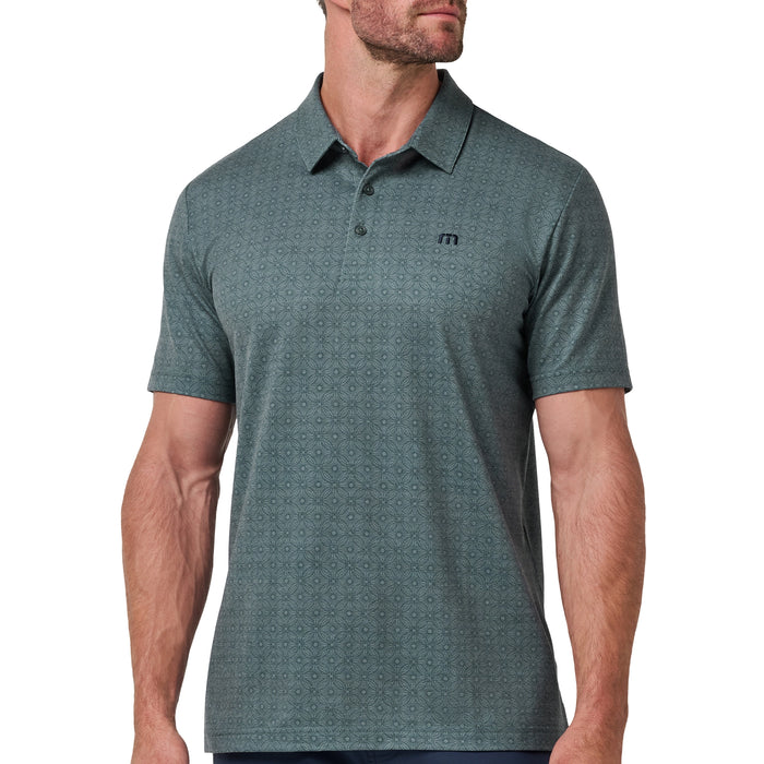 TravisMathew 2026 Featherweight Trophy Polo Shirt - Balsam Green