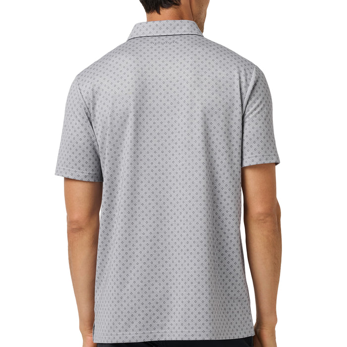 TravisMathew Final Drive Polo Shirt - Heather Grey