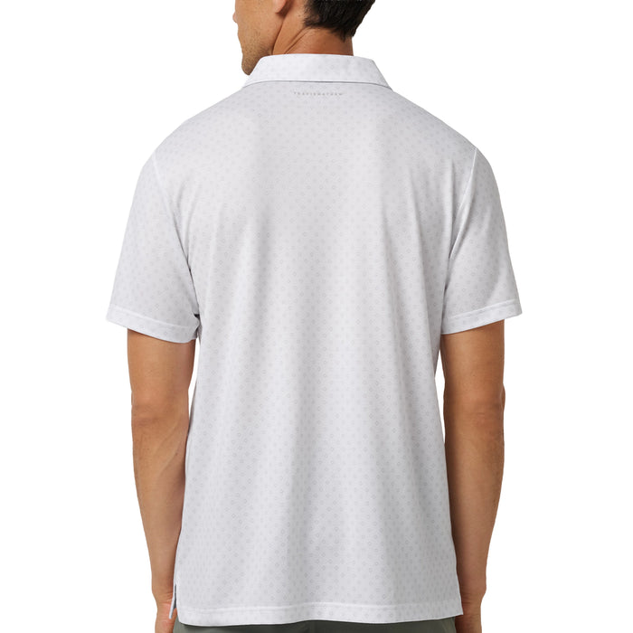 TravisMathew Final Drive Geo Polo Shirt - White