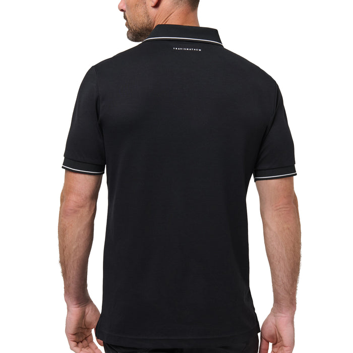 TravisMathew 2026 Happier Hour Polo Shirt - Black