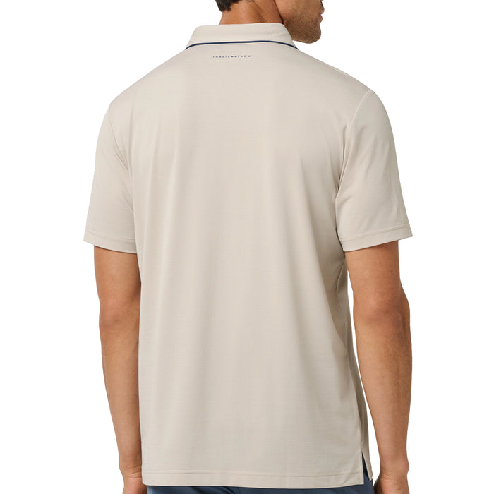 TravisMathew 2026 Swing Repeat Polo Shirt - Italian Sand