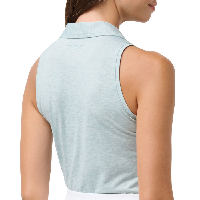 TravisMathew Ladies 2025 Sleeveless Featherweight Active 2.0 Polo Shirt