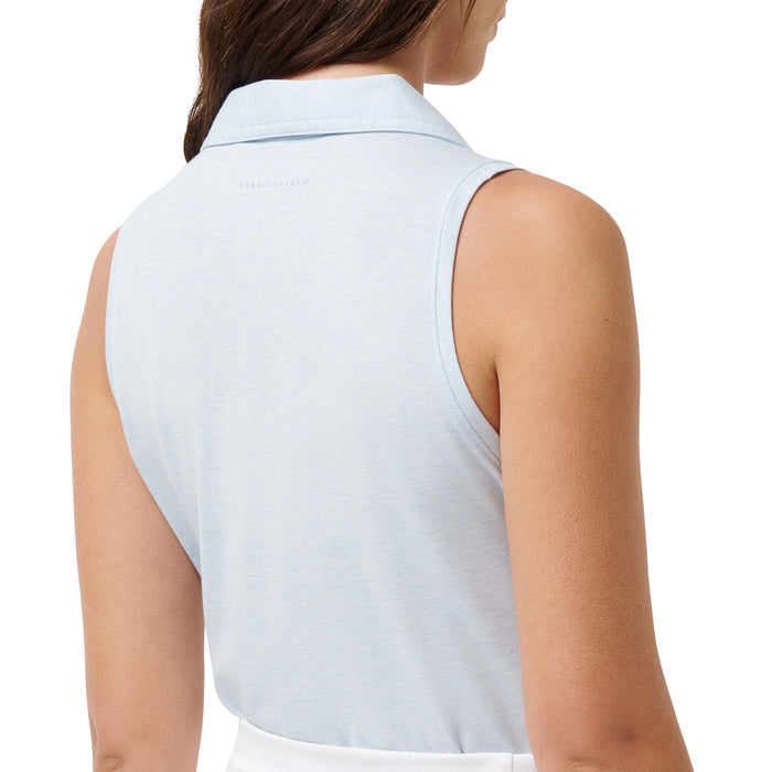 TravisMathew Ladies 2025 Sleeveless Featherweight Active 2.0 Polo Shirt