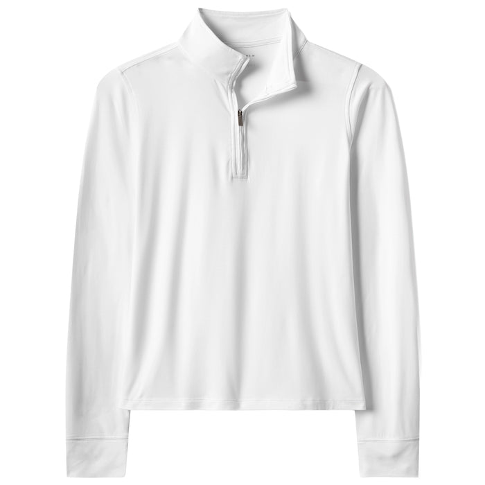 TravisMathew Ladies 2026 Skyloft Light Long Sleeve Polo Shirt - White