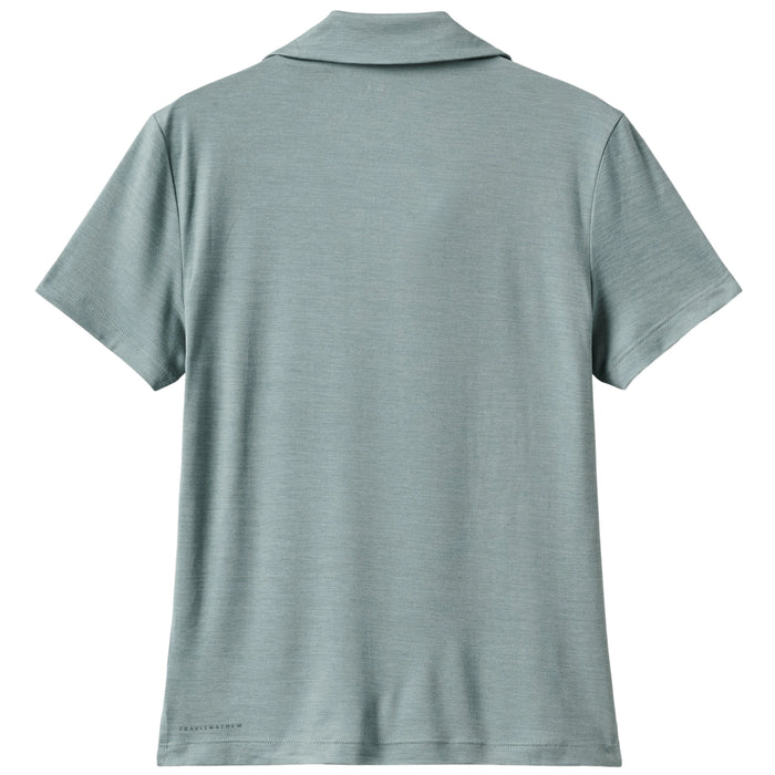 TravisMathew Ladies 2026 Skyloft Light Polo Shirt - Heather Slate