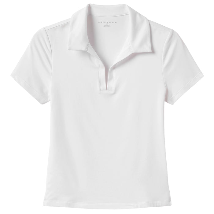 TravisMathew Ladies 2026 Skyloft Light Polo Shirt - White
