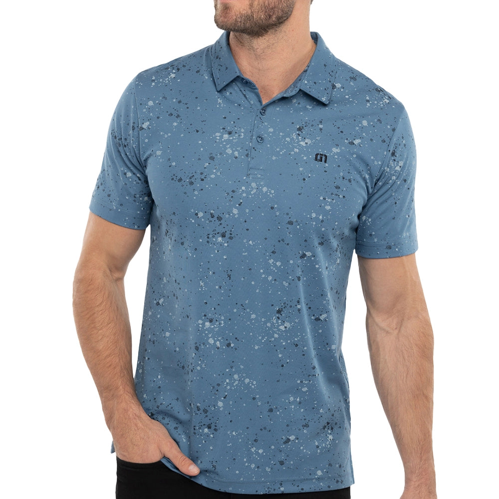 TravisMathew Splatter Print Polo Shirt The House Of Golf   Travismathew Splatter Print Polo Shirt Stellar Blue 1 1200x1200.webp