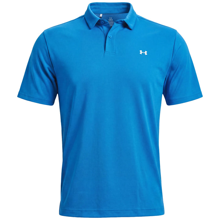 Under Armour 2026 T2G Pique Polo Shirt - Aegean Blue