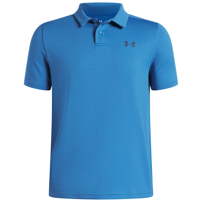 Under Armour Junior Boys 2026 Matchplay Polo Shirt - Aegean Blue