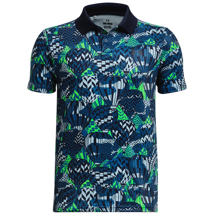 Under Armour Boys Performance Printed Polo Shirt