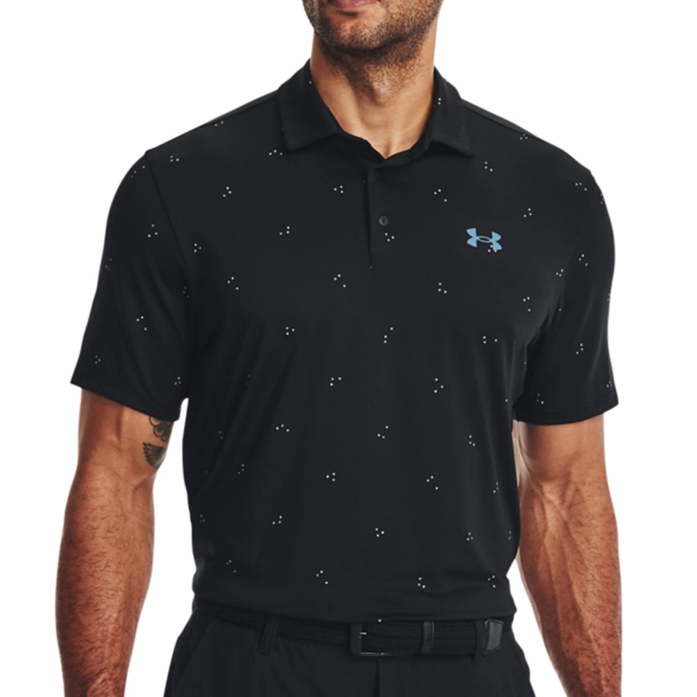 Under armour hot sale black polo