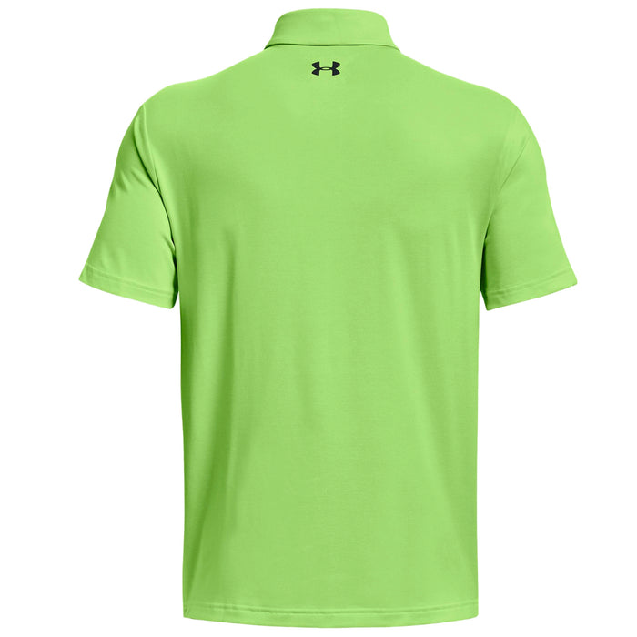 Under Armour Playoff 2.0 Heather Polo in Lime Green