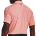 Under Armour Playoff 2.0 Heather Polo in Salmon Pink 