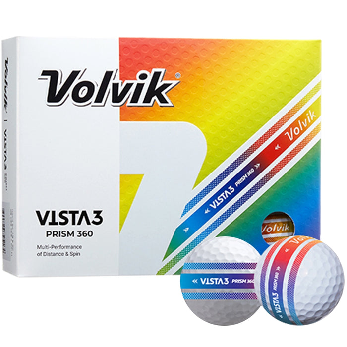 Volvik Vista3 Prism 360 Golf Balls