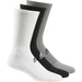 adidas Basic Crew Socks 3 Pack White Black Grey