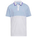 adidas Boys Colourblock HEAT.RDY Polo Shirt Blue Dawn Front
