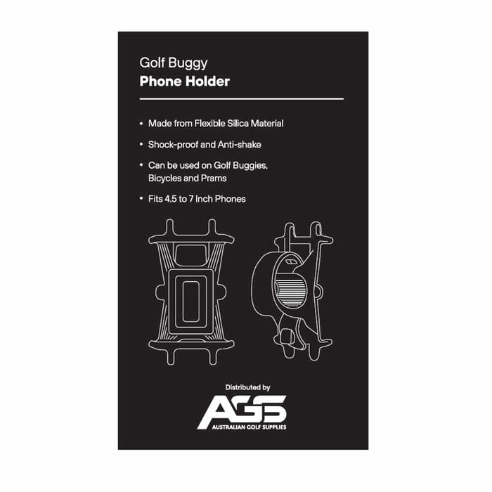 AGS Golf Buggy Phone Holder Features