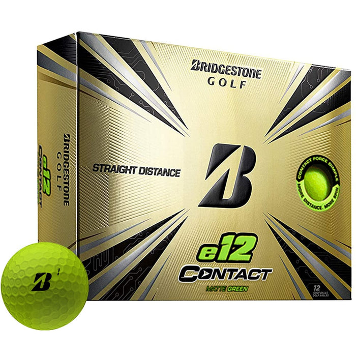 Bridgestone e12 Contact Golf Balls Matte Green
