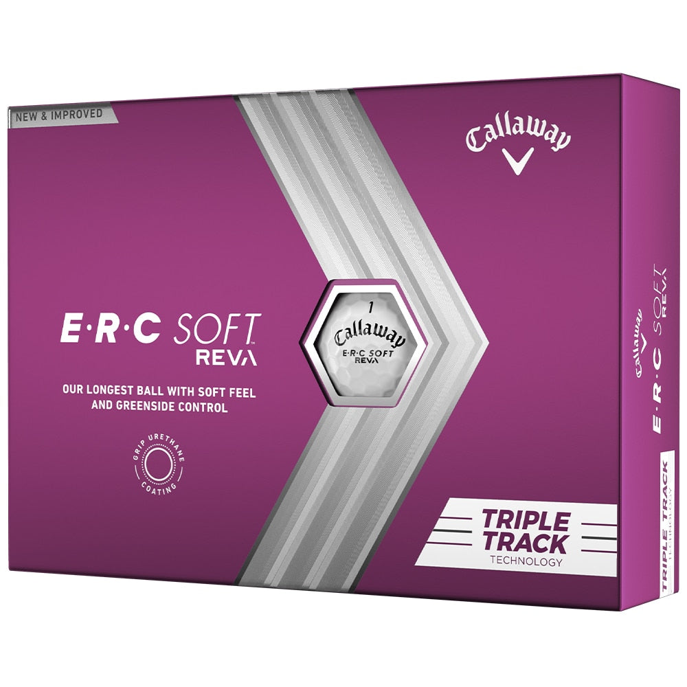 Callaway 2023 E.R.C Soft REVA Ladies Golf Balls — The House of Golf