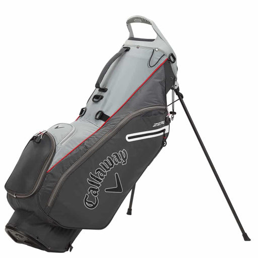 Callaway Hyperlite Zero 21 Stand Bag Charcoal Silver White Side