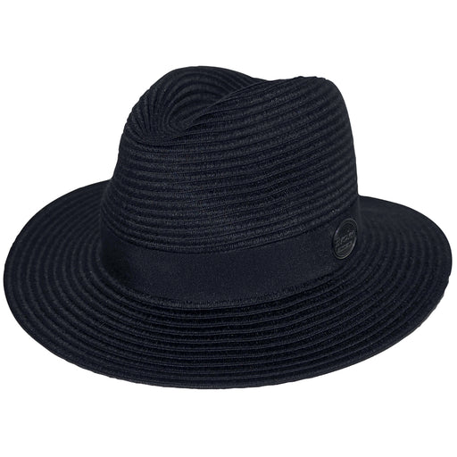 Evoke Phoenix Panamate Hat Black