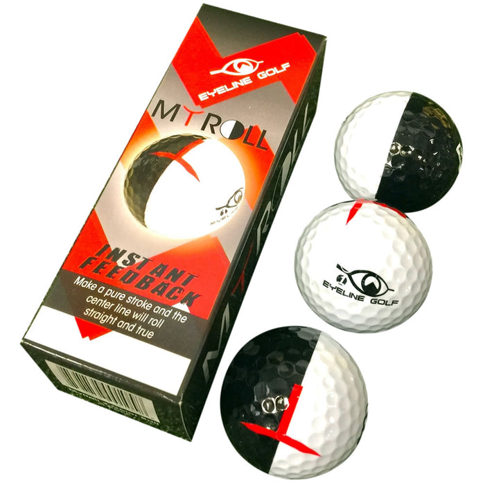 Eyeline MyRoll 2-Color Golf Ball