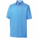 FootJoy Athletic Fit Lisle Solid Gingham Trim Polo Shirt Lagoon