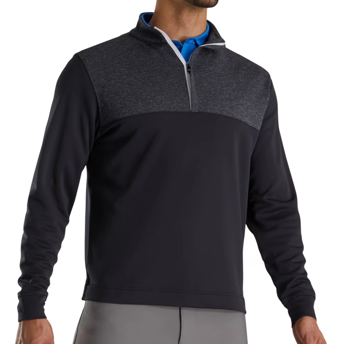 Footjoy Heather Yoke HalfZip Midlayer — The House of Golf