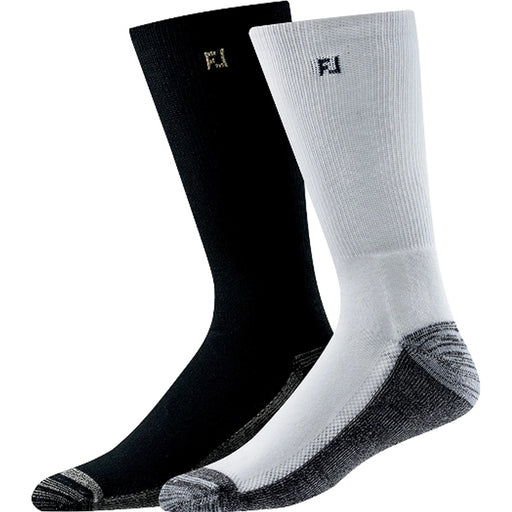 FootJoy ProDry Crew Golf Socks Black White