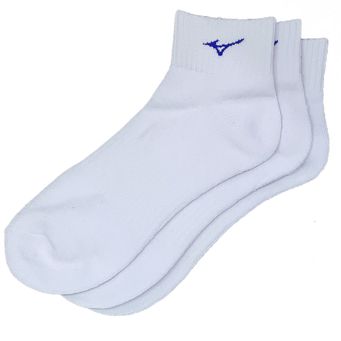 Mizuno Short Golf Socks 3 Pack White