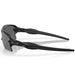 Oakley Flak 2.0 XL Sunglasses Matte Black Frame Prizm Black Lens Side View
