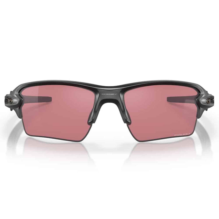 Oakley Flak 2.0 XL Sunglasses Matte Black Frame Prizm Dark Golf Lens Front View