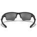 Oakley Half Jacket 2.0 XL Sunglasses Matte Black Frame With Black Polarized Lens Back