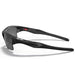 Oakley Half Jacket 2.0 XL Sunglasses Matte Black Frame With Black Polarized Lens Side