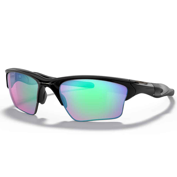 Oakley Half Jacket 2.0 XL Sunglasses Polished Black Frame With Prizm Golf Lens Front Angle 