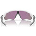 Oakley Radar EV Path Sunglasses Polished White Frame Prizm Jade Lens Back View