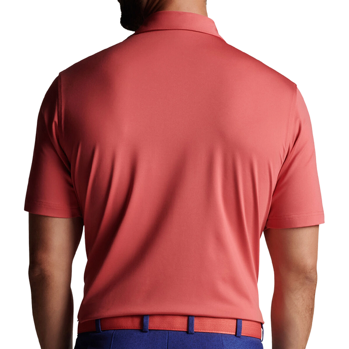 Peter Millar Mens Solid Jersey Polo Shirt