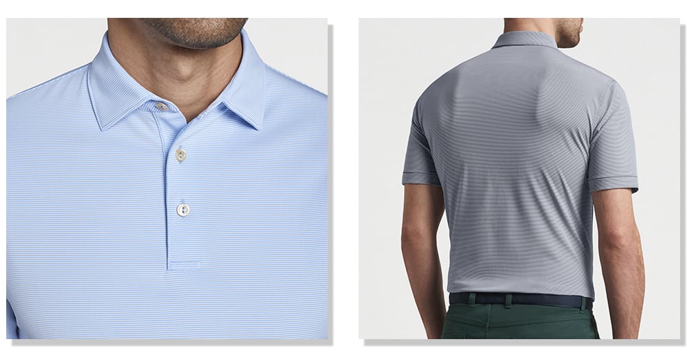 Peter Millar Jubilee Stripe Performance Jersey Polo Featured