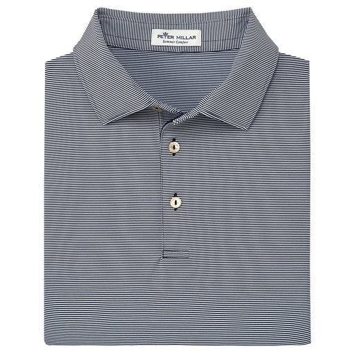 Peter Millar Jubilee Stripe Performance Jersey Polo Navy