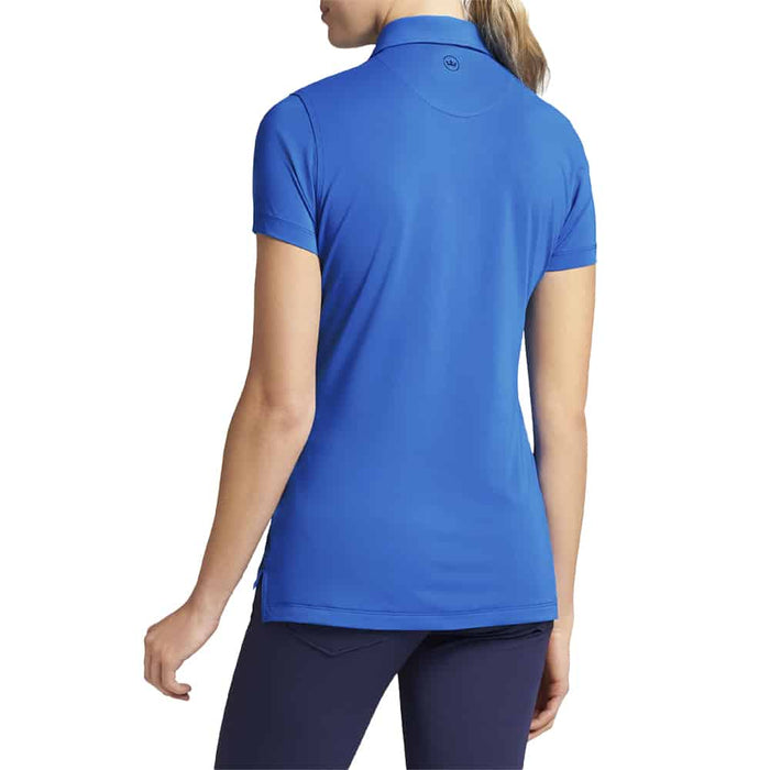 Peter Millar Ladies Perfect Fit Performance Polo Shirt Sapphire Model Back