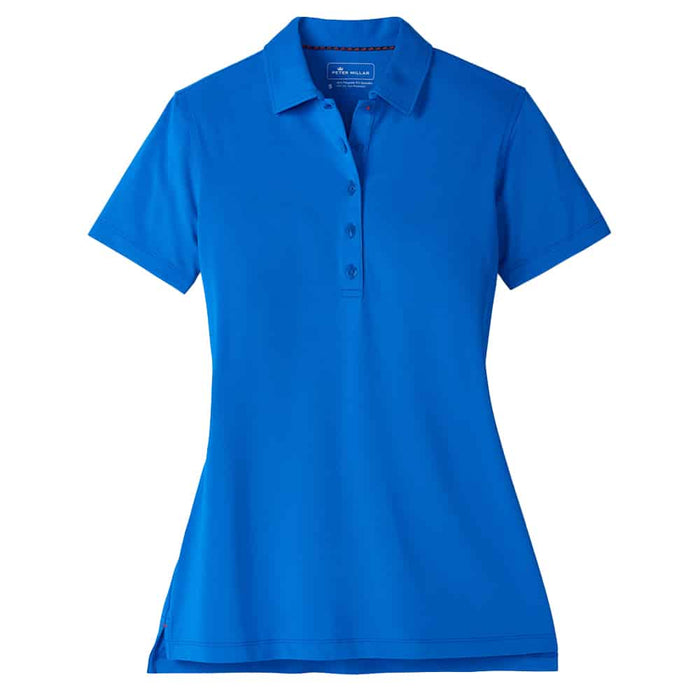 Peter Millar Ladies Perfect Fit Performance Polo Shirt Sapphire Front