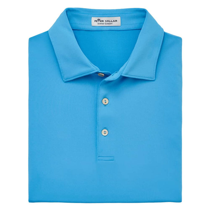 Peter Millar Solid Performance Polo Shirt Beta Blue