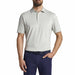 Peter Millar Solid Performance Polo Shirt British Grey Model Front