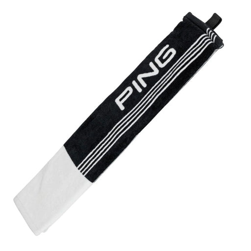 PING 214 Tri-Fold Towel Black/White