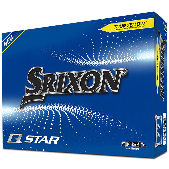 Srixon 2021 Q-Star Golf Single Ball Yellow 1 Dozen